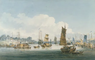 View near the City of Tientsin, 1800